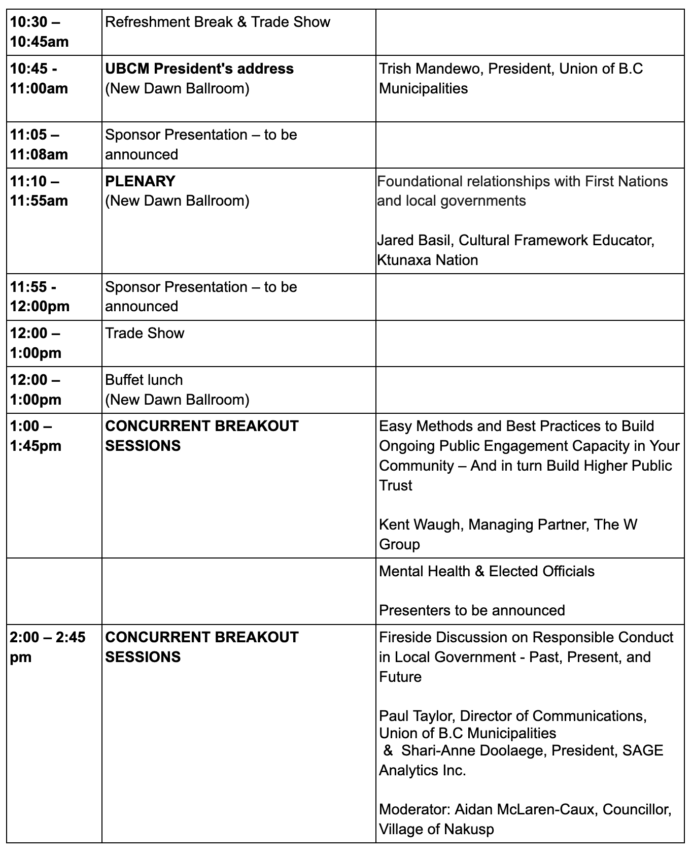 program page 6